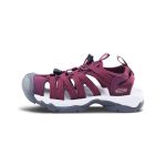 صندل طبیعتگردی جلو بسته زنانه اسنوهاک مدل روژین کد SH-31 رنگ زرشکی